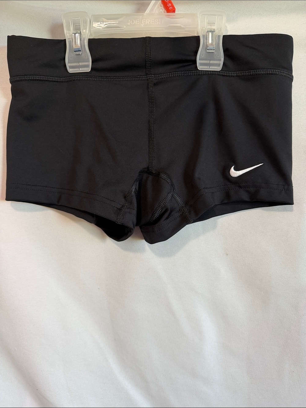 Nike Black Women's Athletic Shortie with White Swoosh